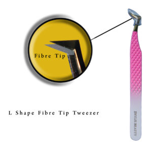 L-Shape Fiber Tip Tweezer