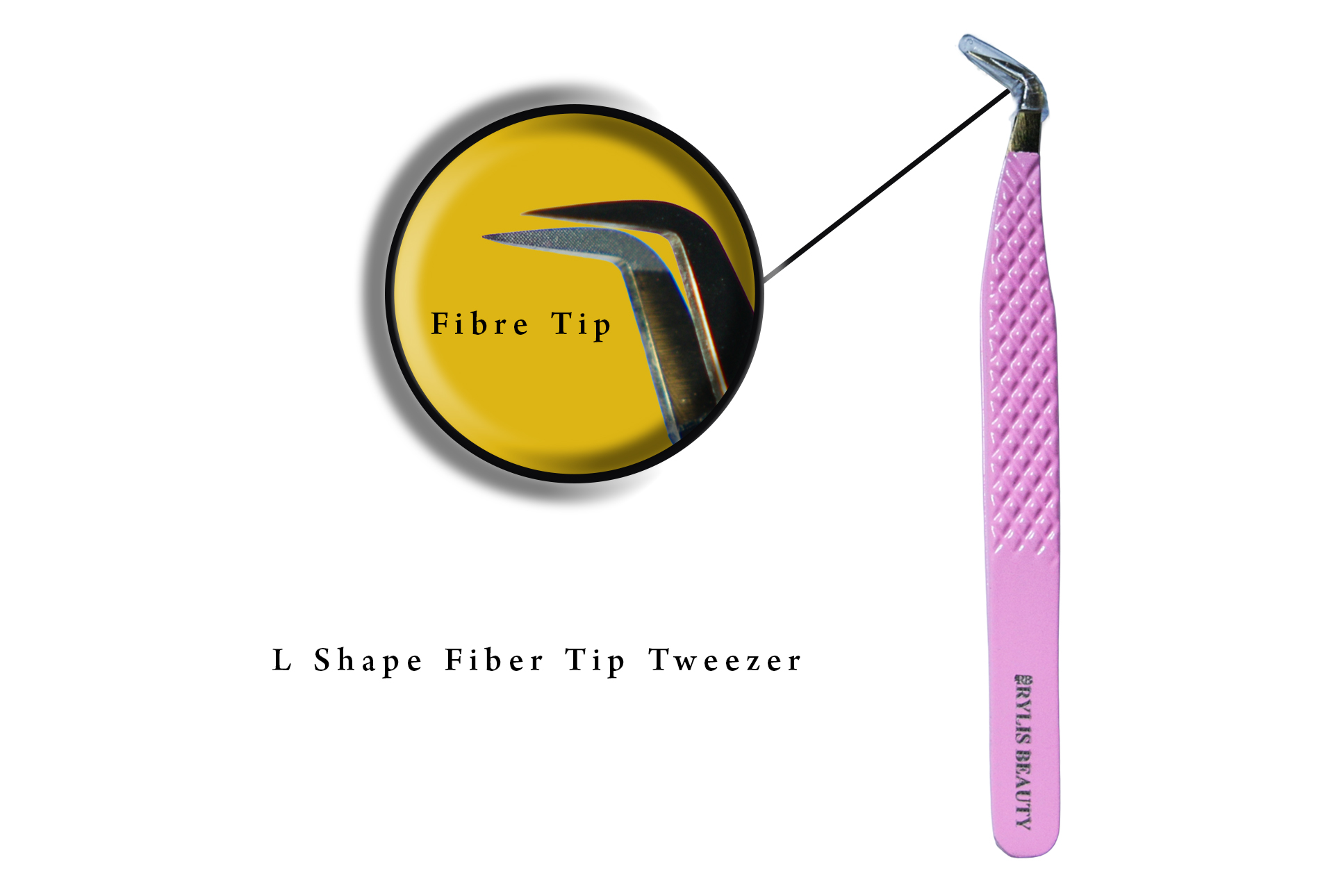 Slim L Shape Tweezer (Fiber Tip)