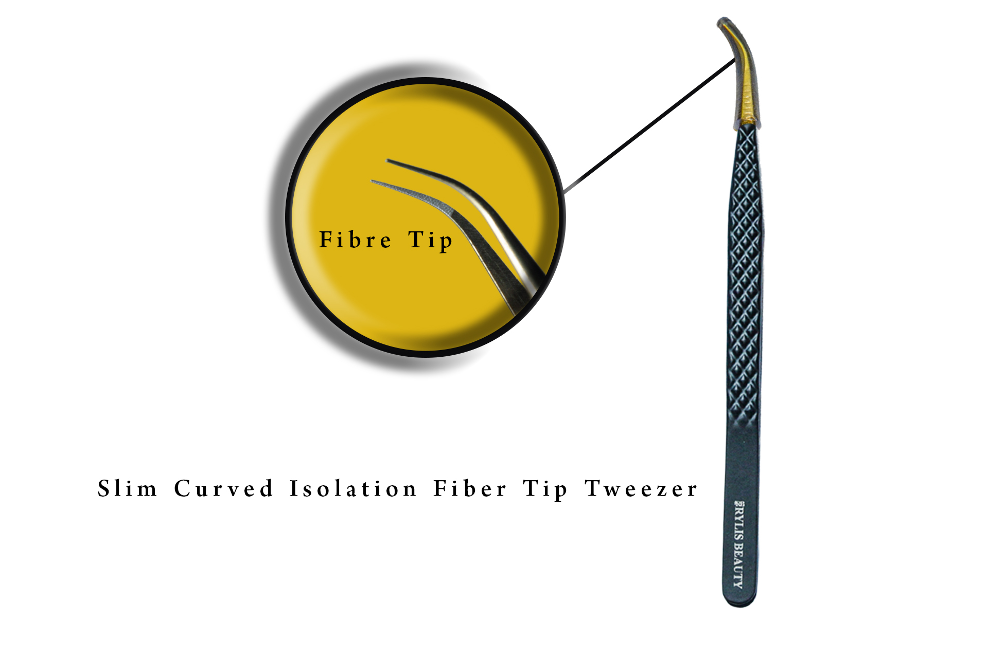 Curved Isolation Tweezer (Fiber Tip)